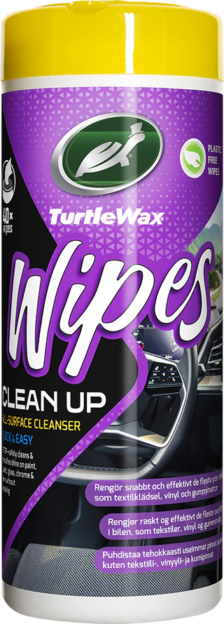 TURTLE WAX CLEAN UP WIPES DÓS (2280-752352)