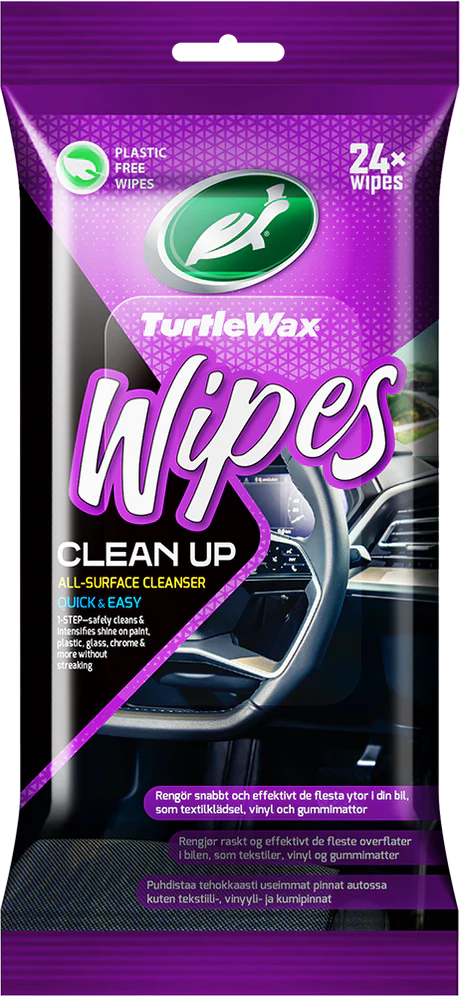 TURTLE WAX CLEAN UP WIPES FLATPACK (2280-752372)