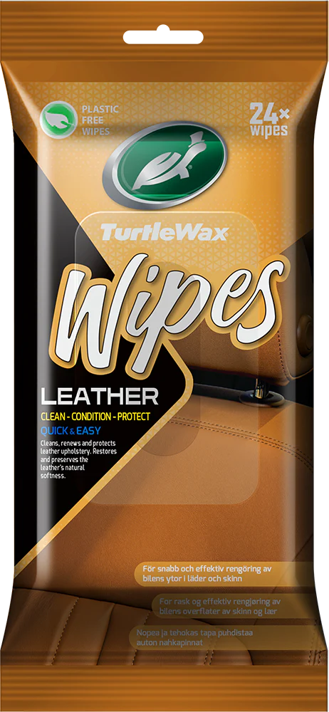TURTLE WAX LEATHER WIPES FLATPACK (2280-752374)